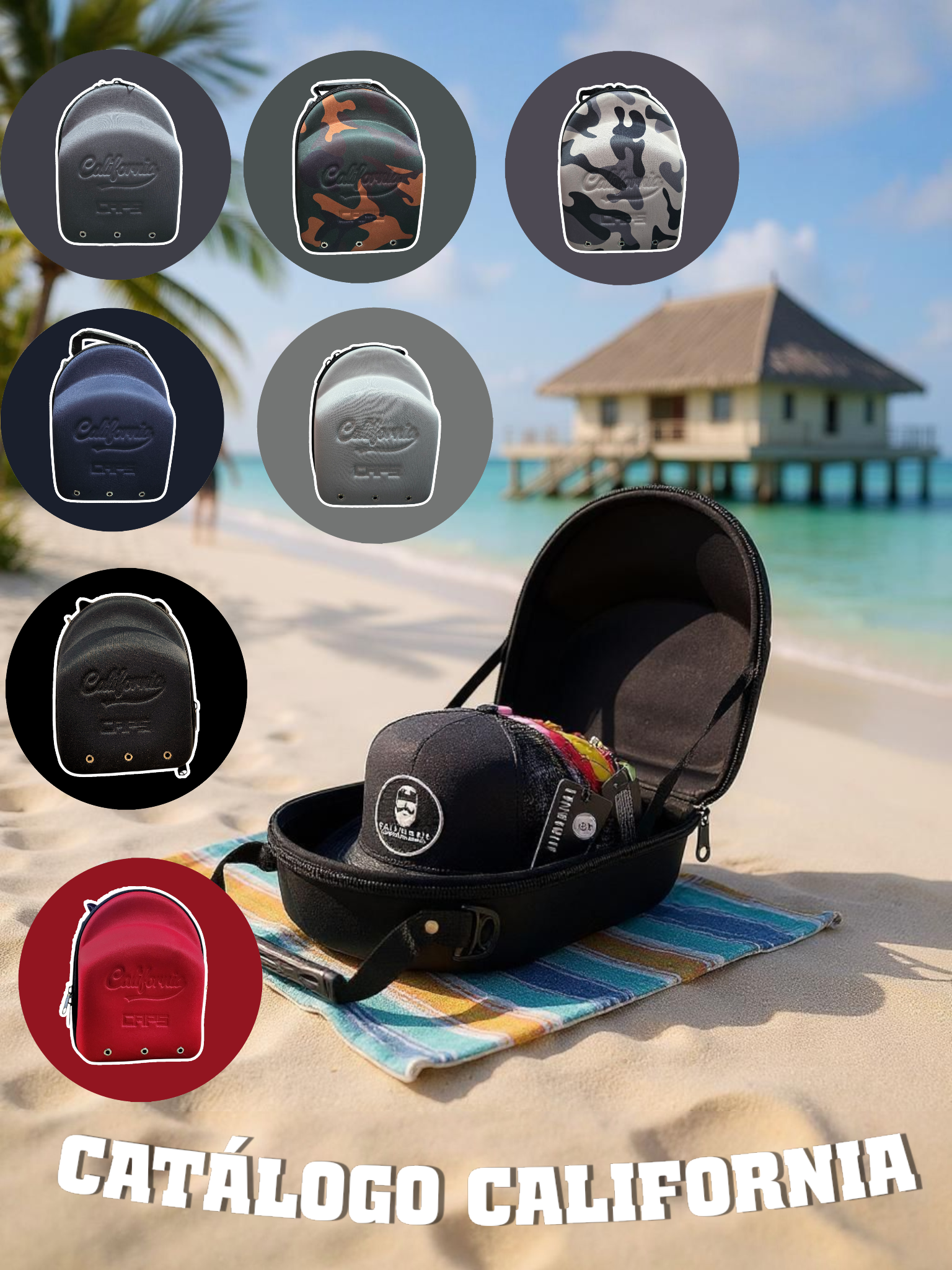 Estuche organizador de gorras