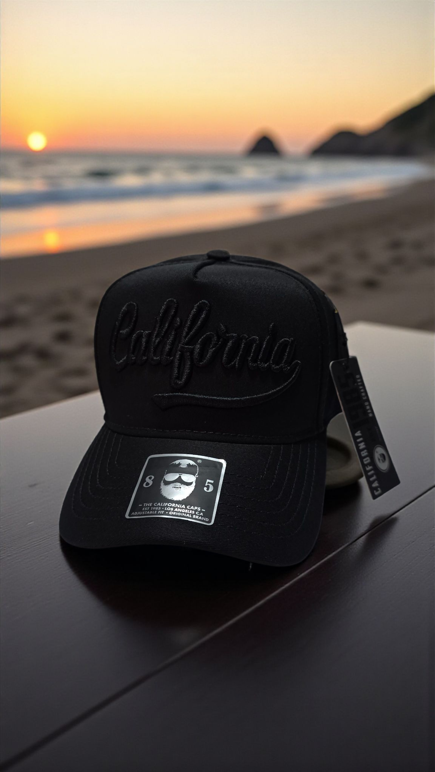 Gorra California negra