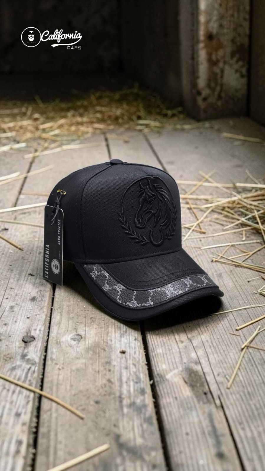 Gorra California Equus Negra