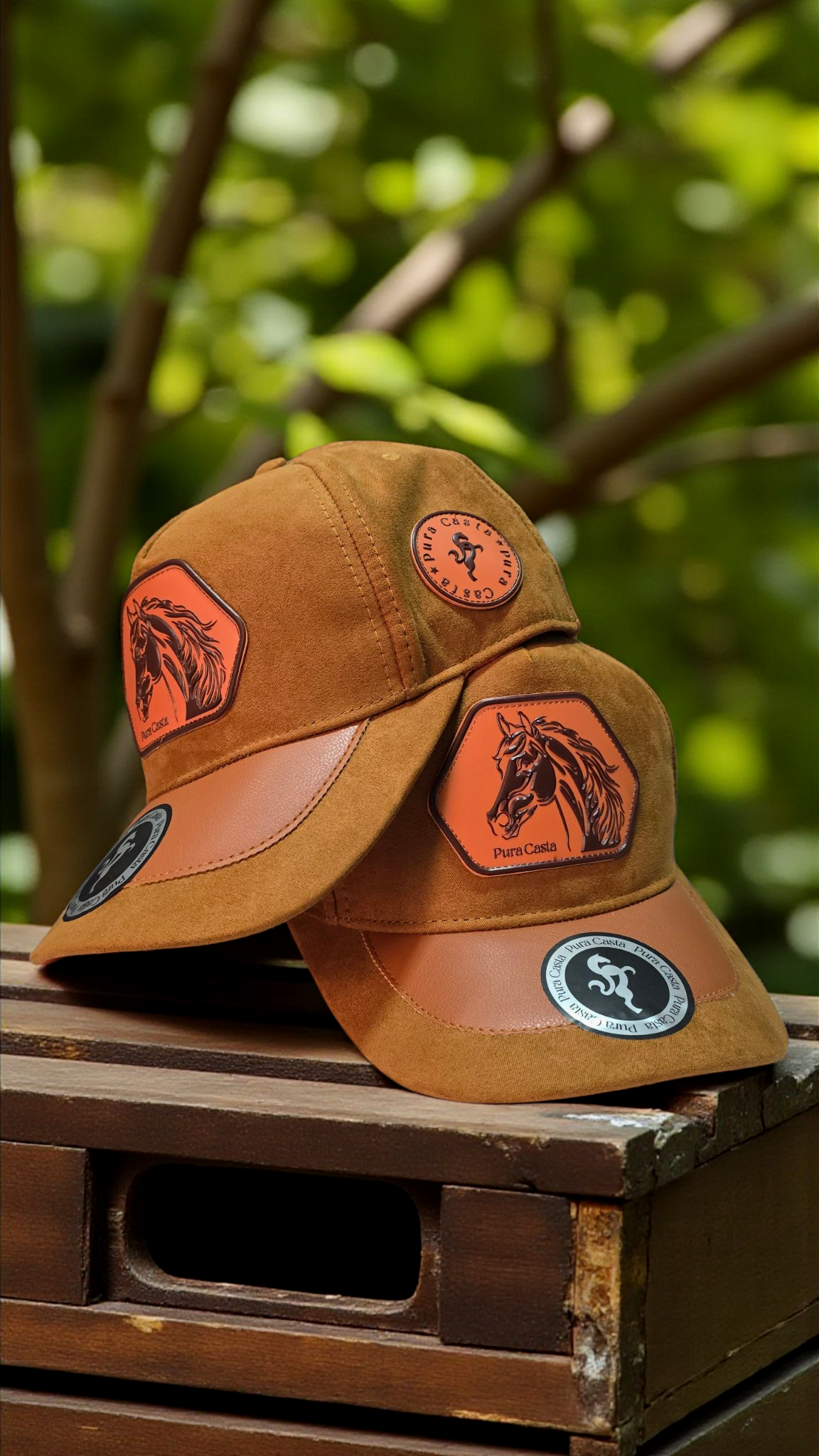 Gorra estilo ecuestre