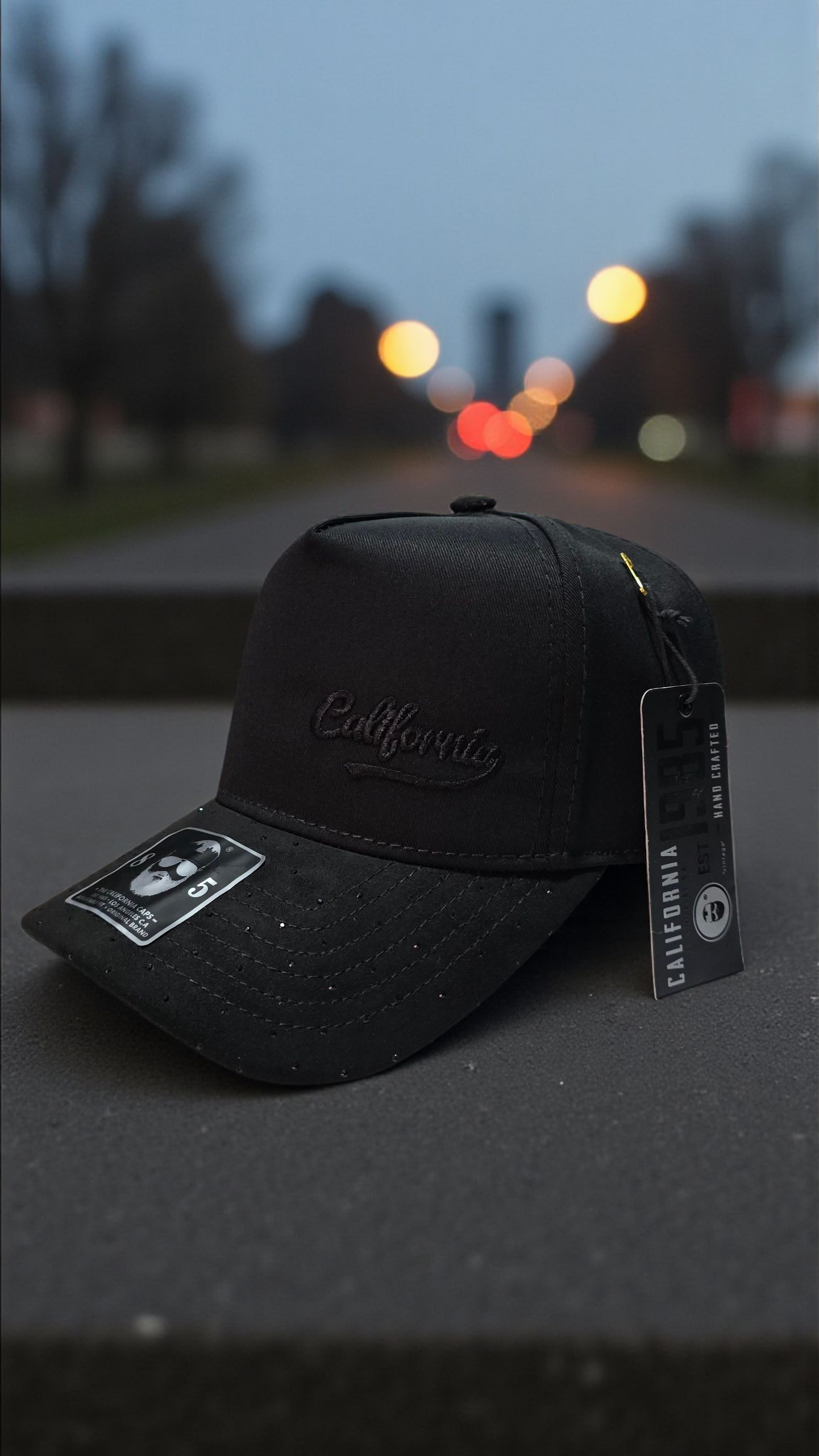 Gorra California negra
