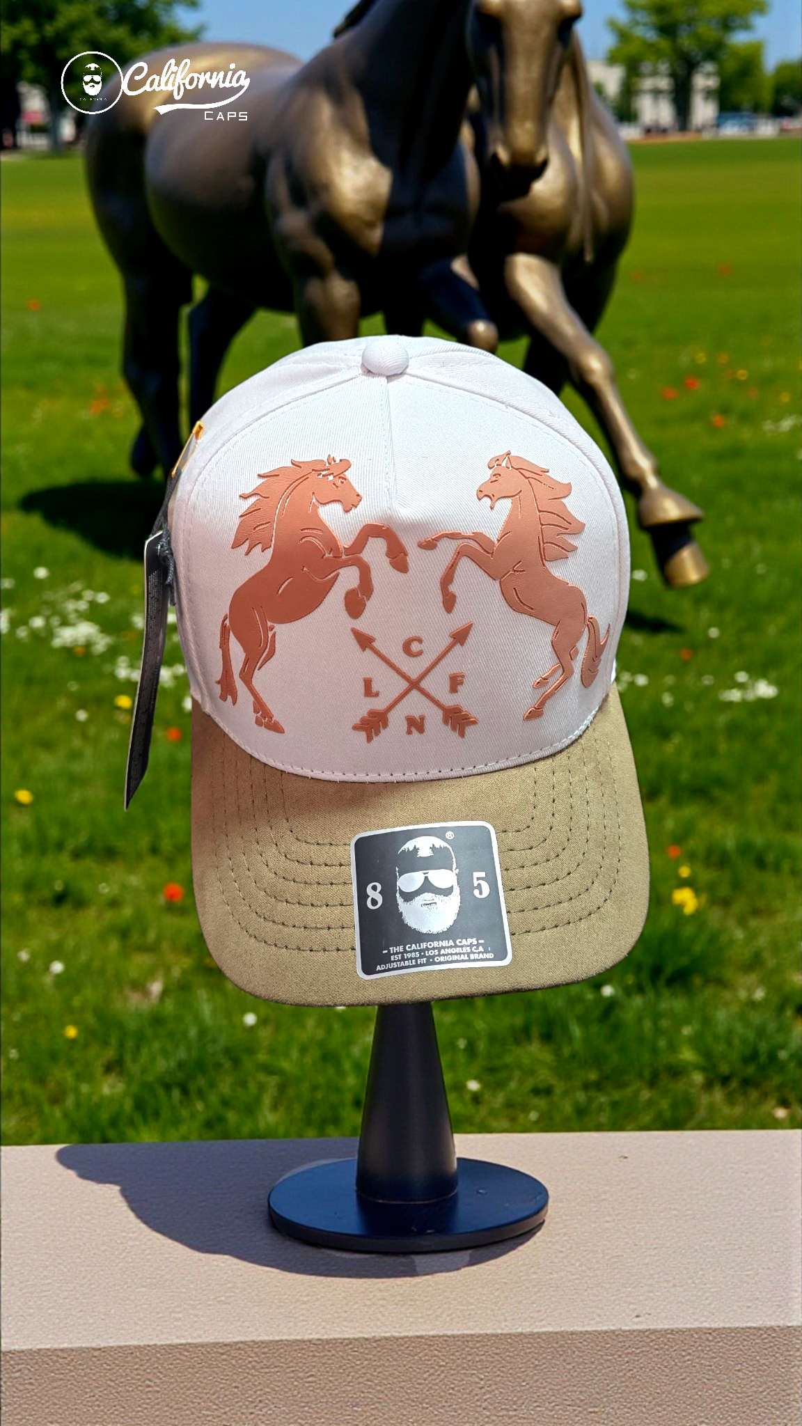 Gorra California Caps caballos