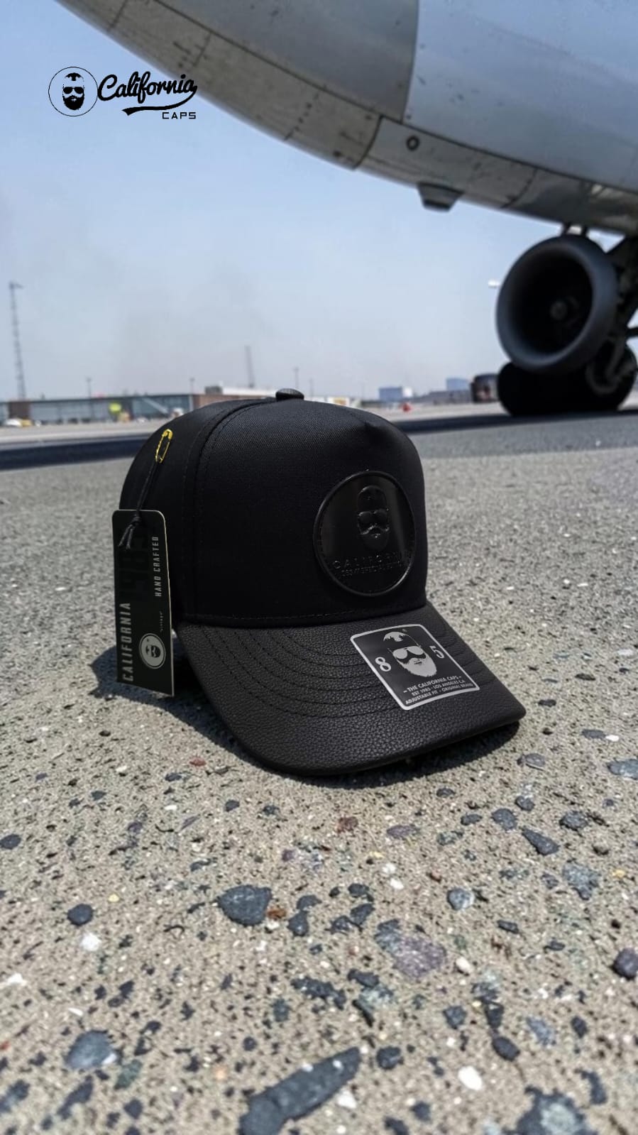Gorra negra California Caps