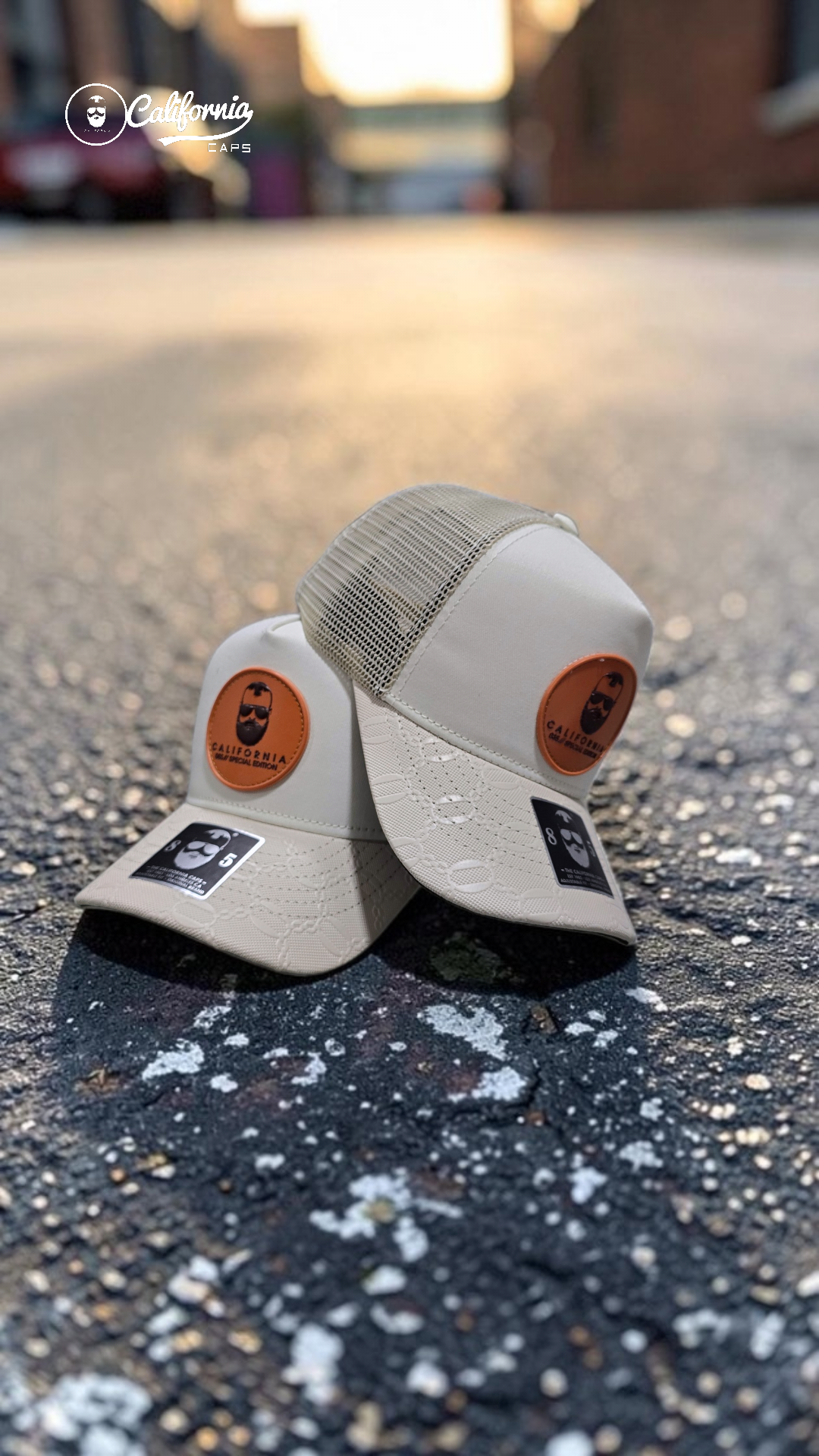 Gorra Trucker Beige California