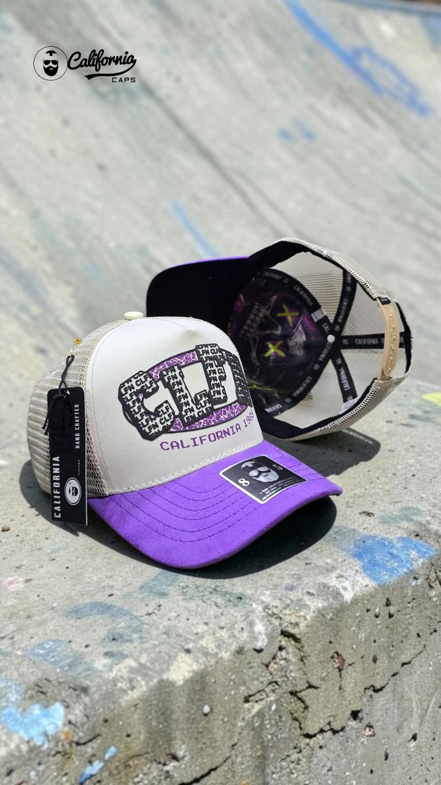 Gorra California Caps Morada