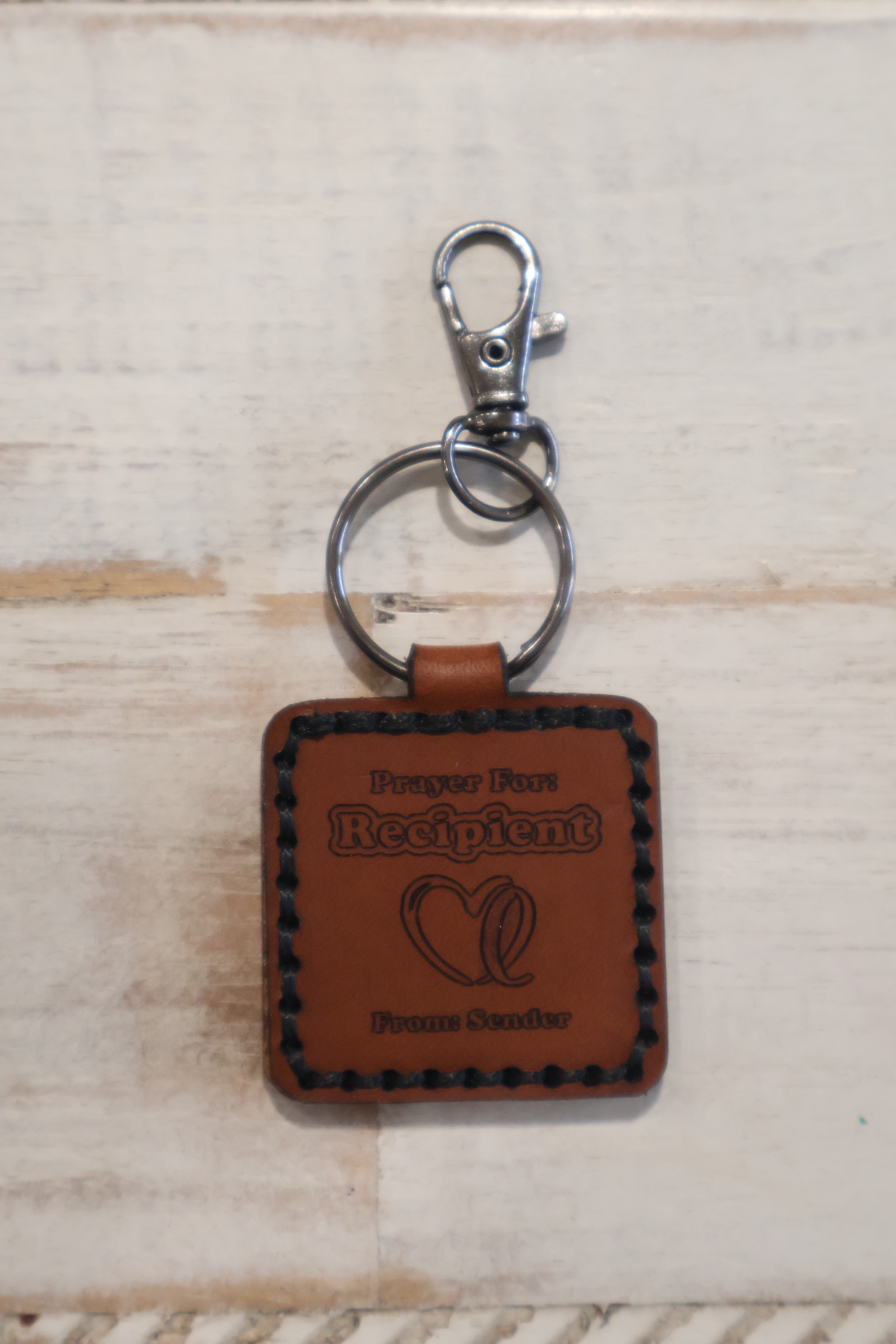 Prayer Square Keychain