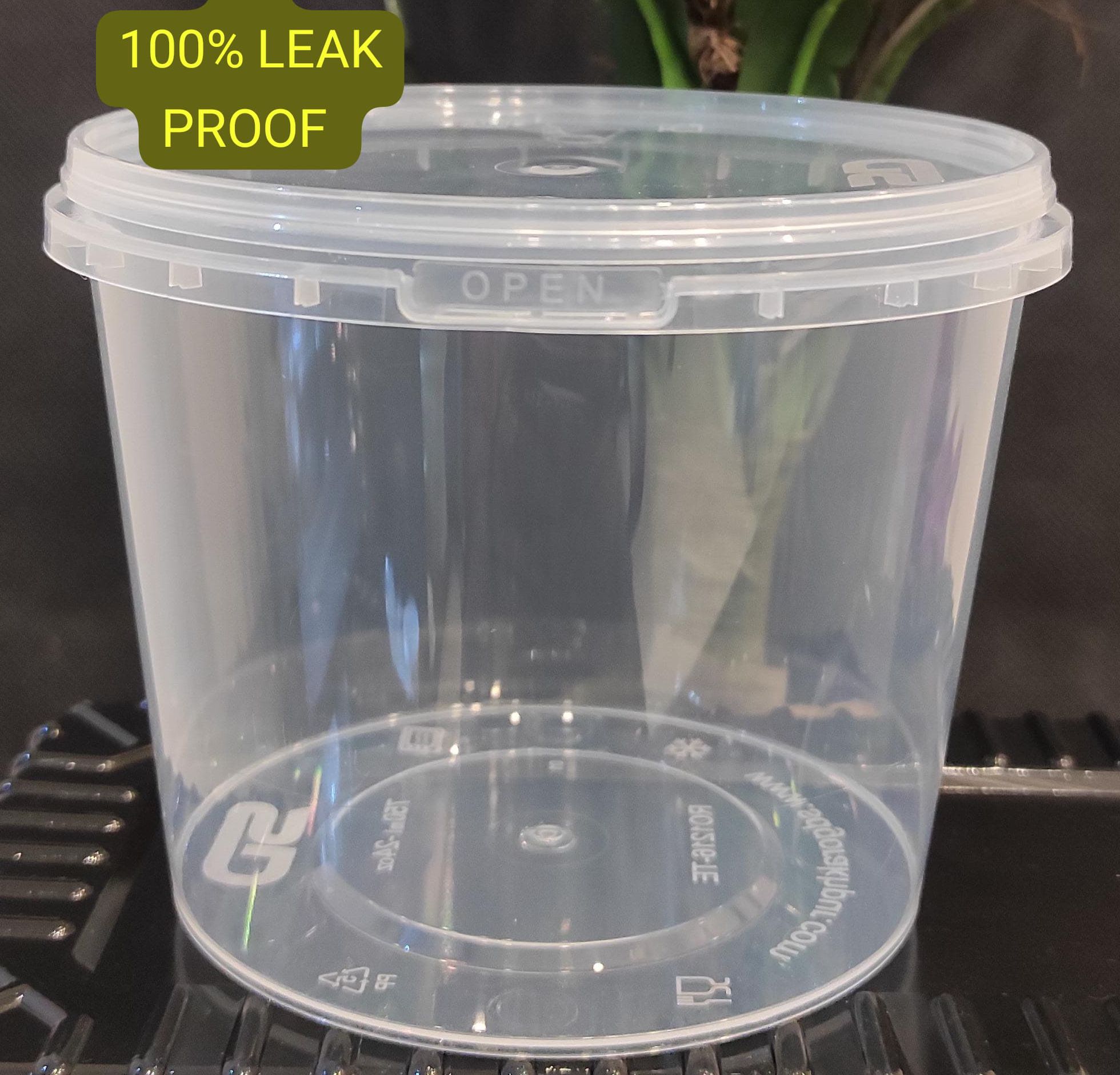 Temper Proof  Plastic Food Containers