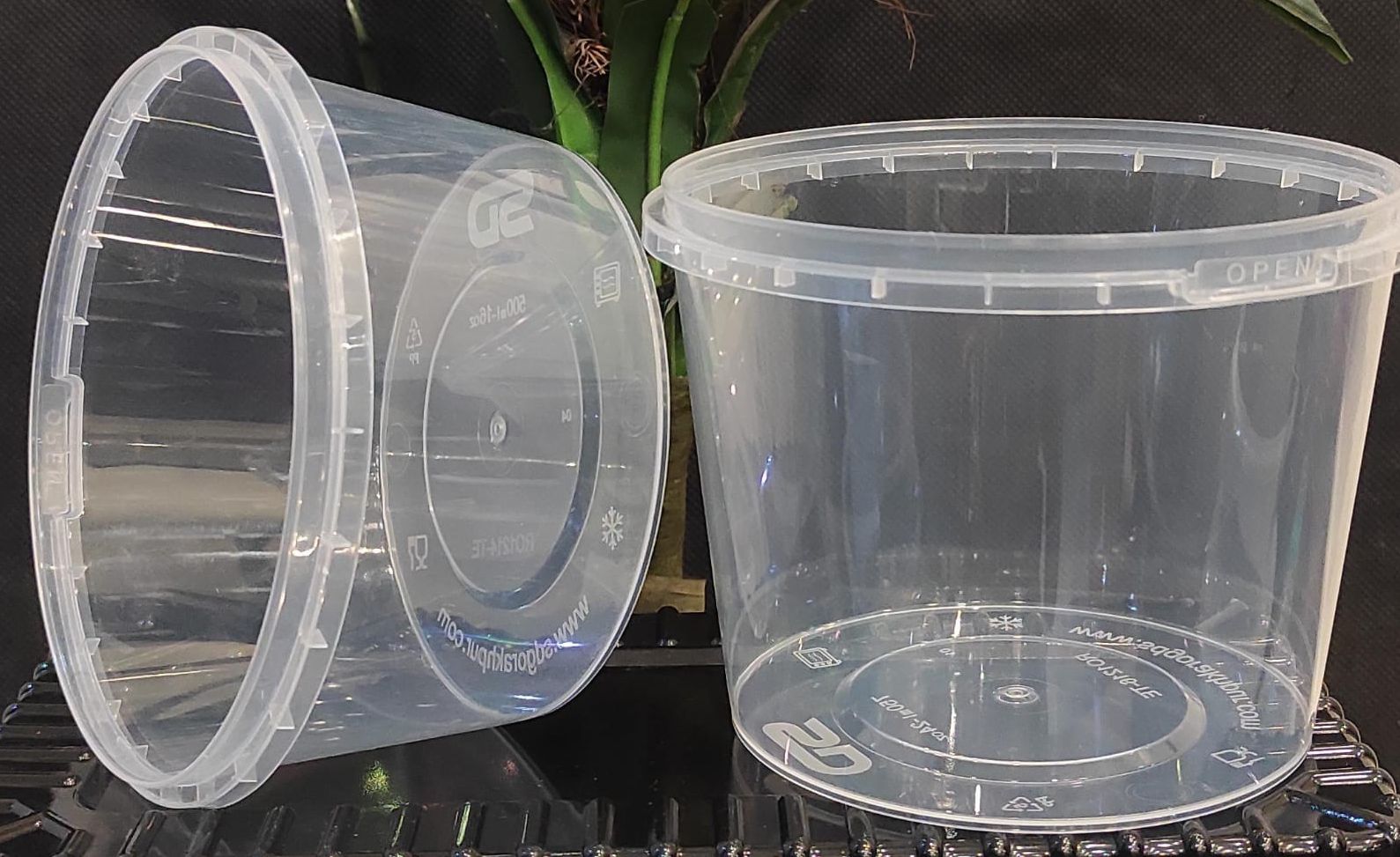 Temper Proof  Plastic Food Containers