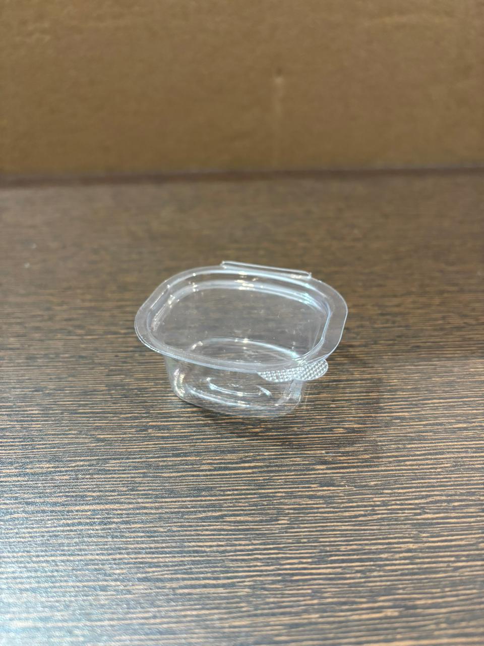 Small Clear Plastic Sauce Container 35 ML