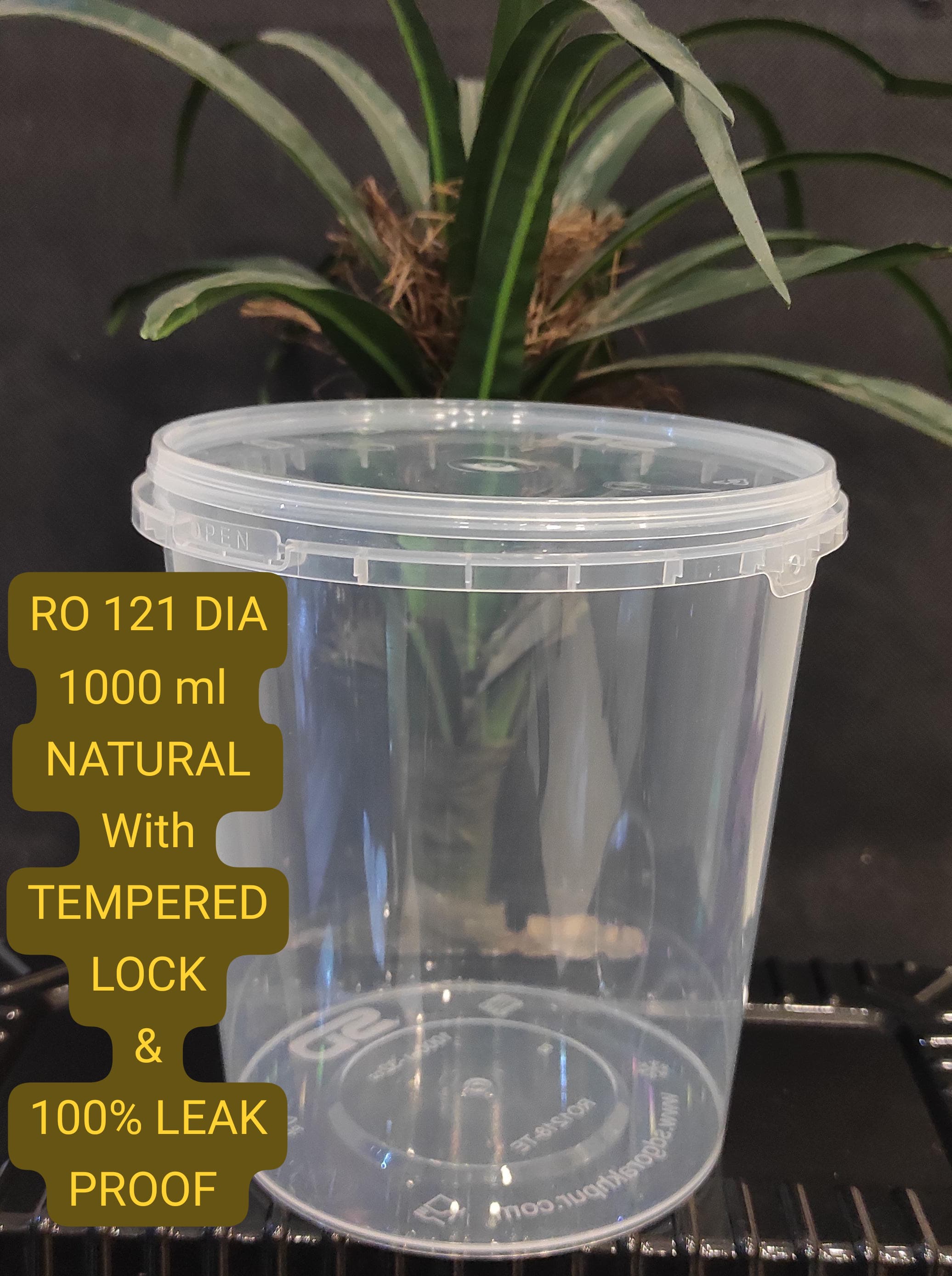 RO 1000 ml Leak-Proof Plastic Container