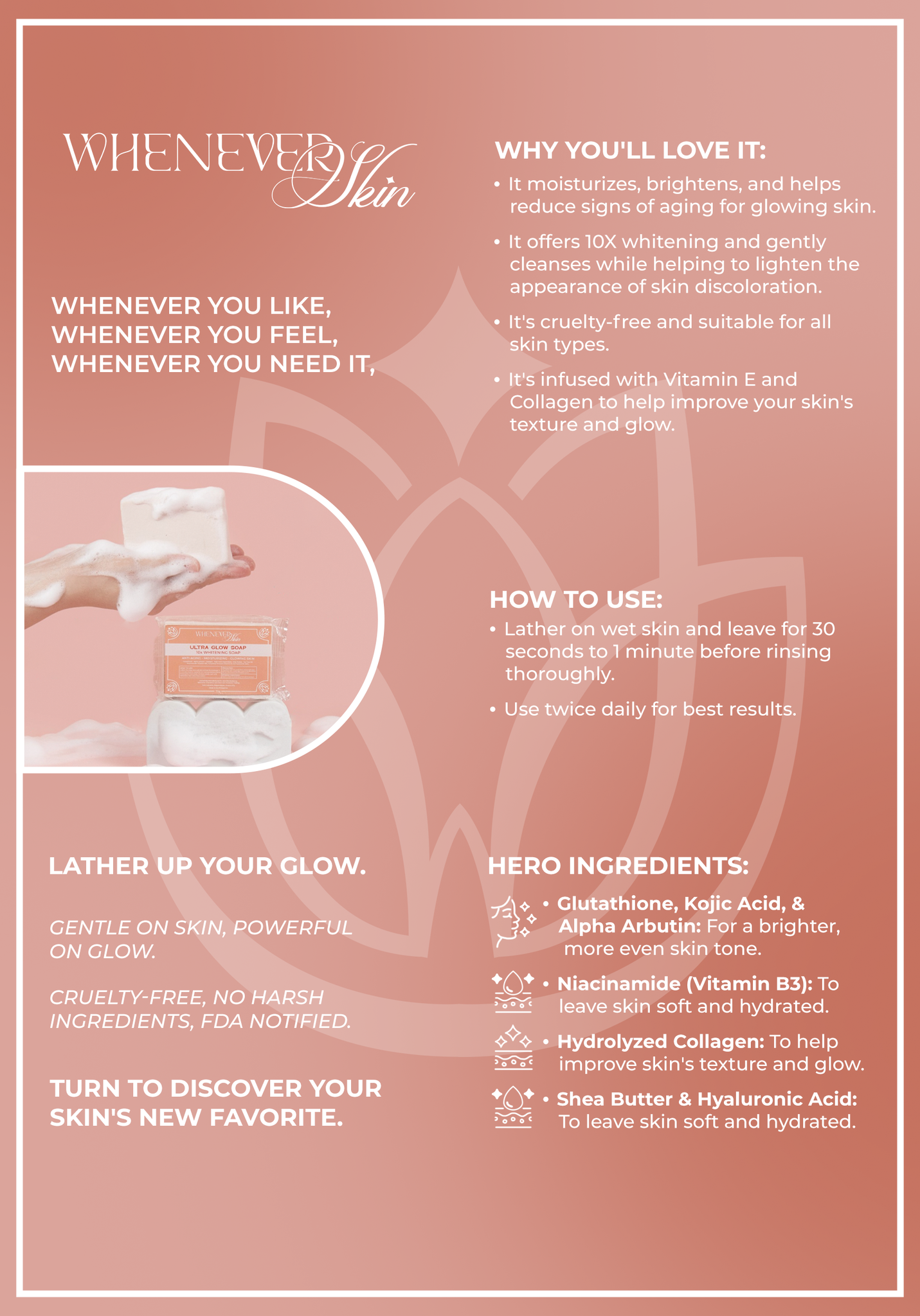 Whenever Skin Ultra Glow Soap