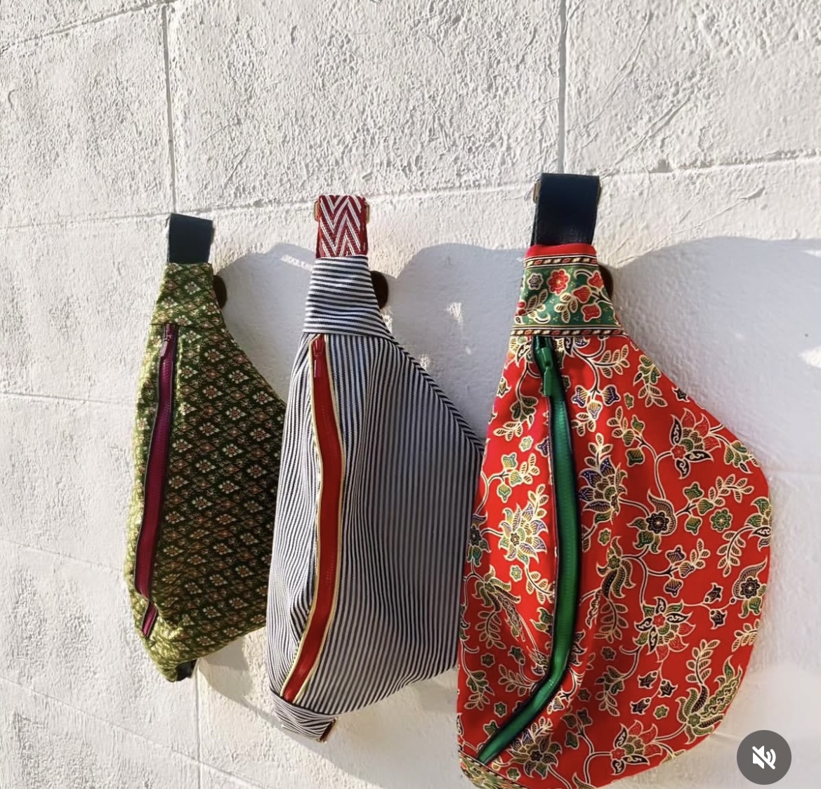 Handcrafted Colorful Belt Bags