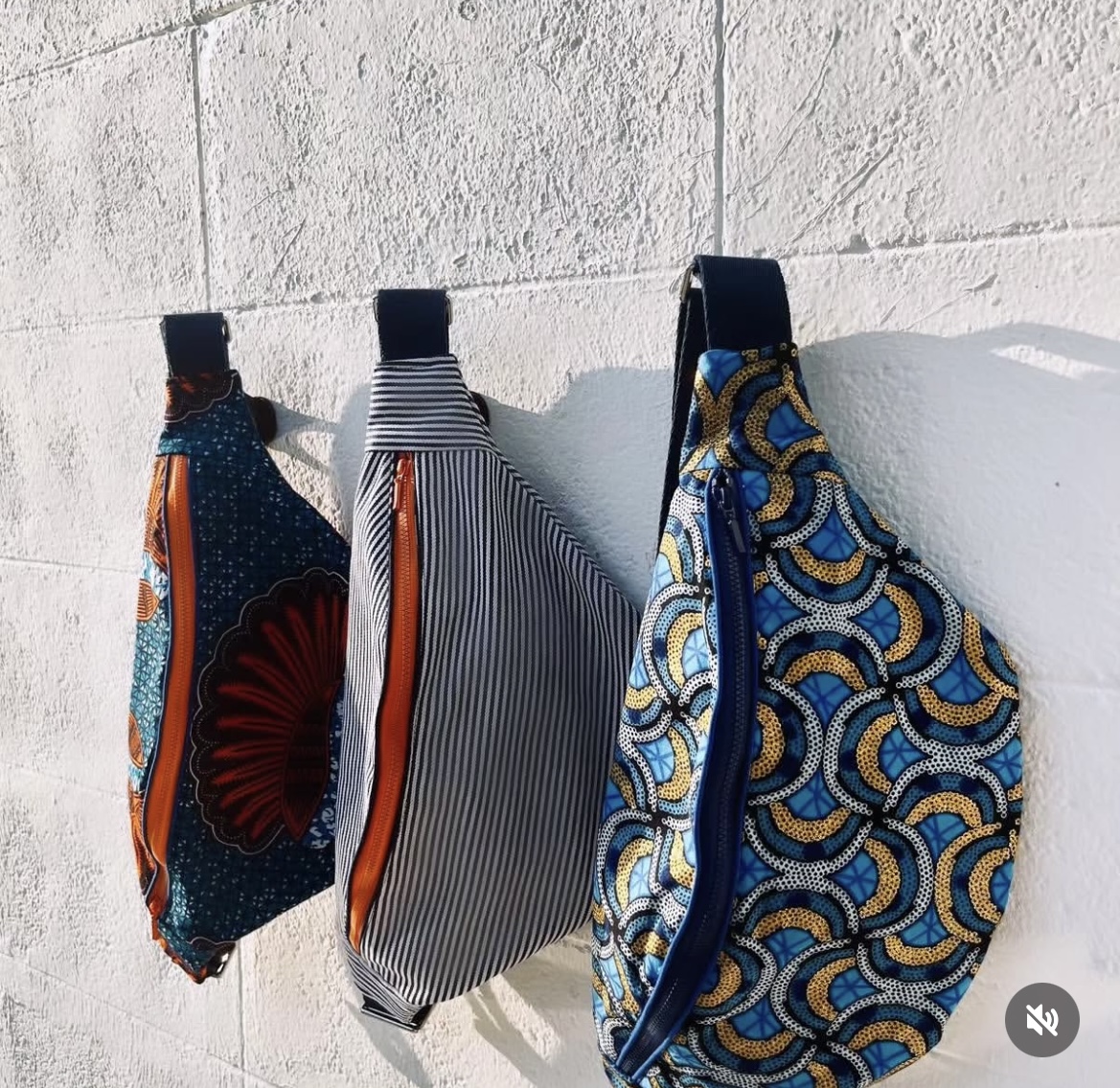 Handcrafted Colorful Belt Bags