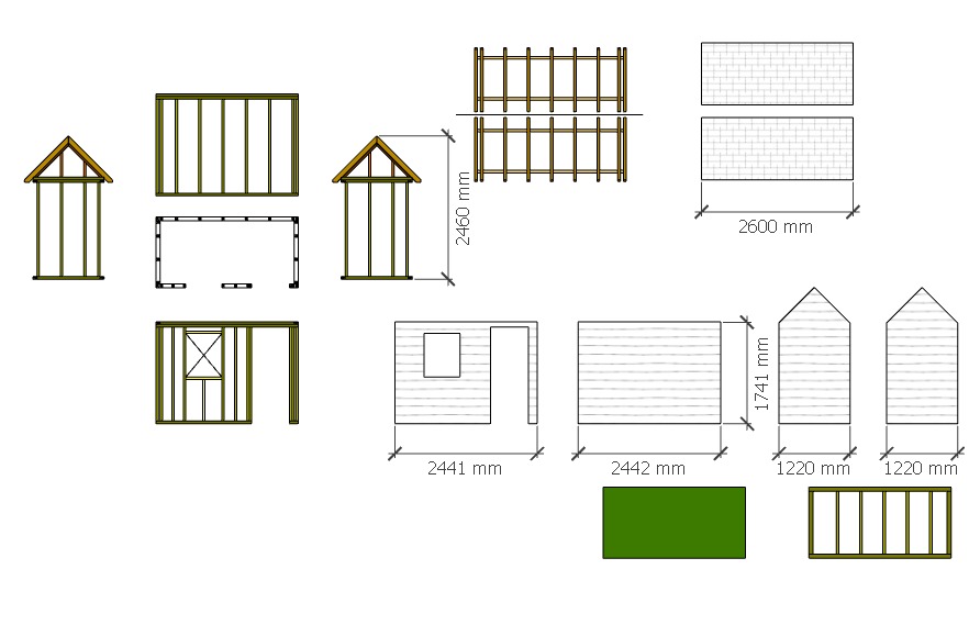 Small batch shed 2.4 x 1.2