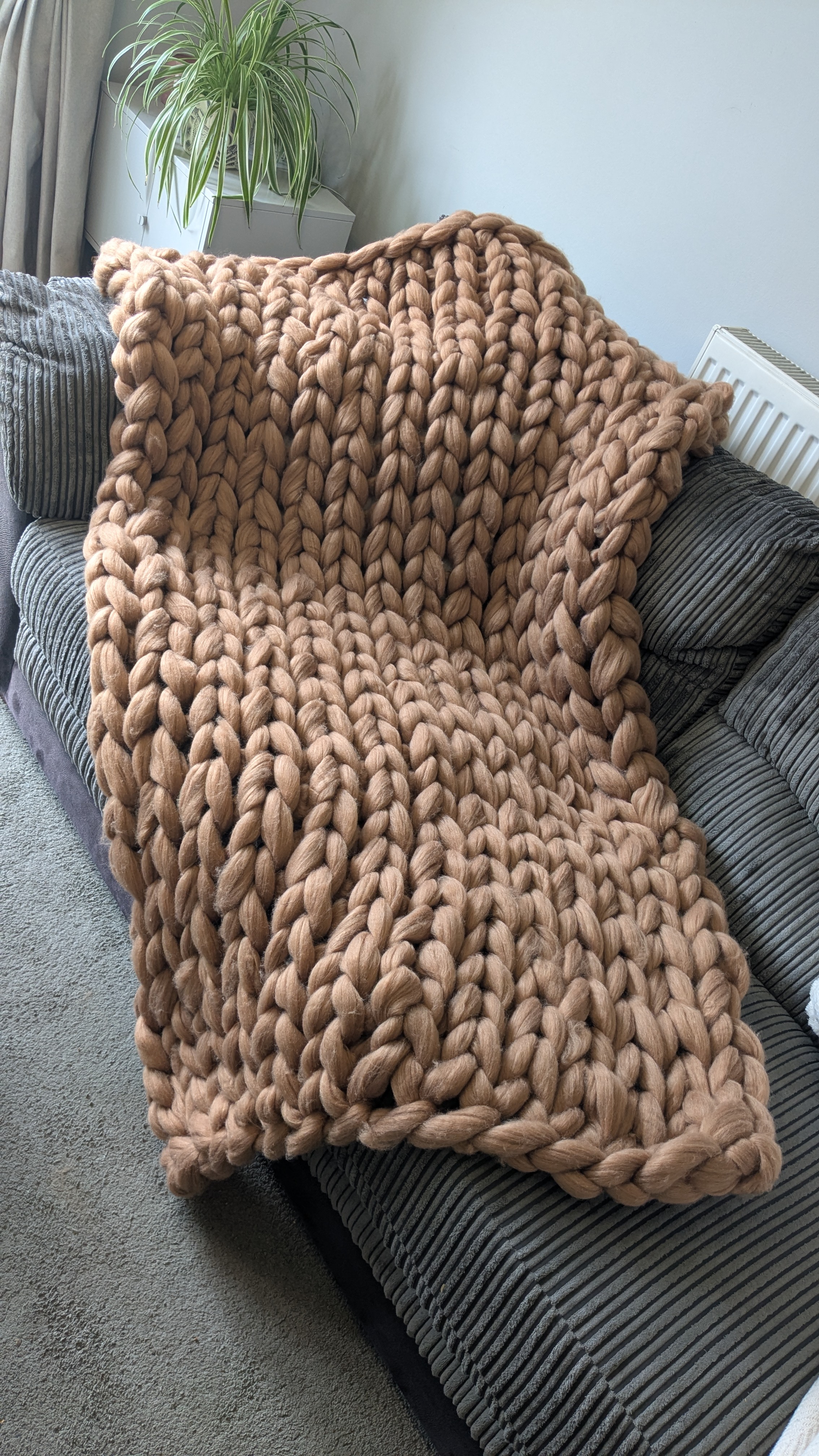 Chunky Wool Blanket 