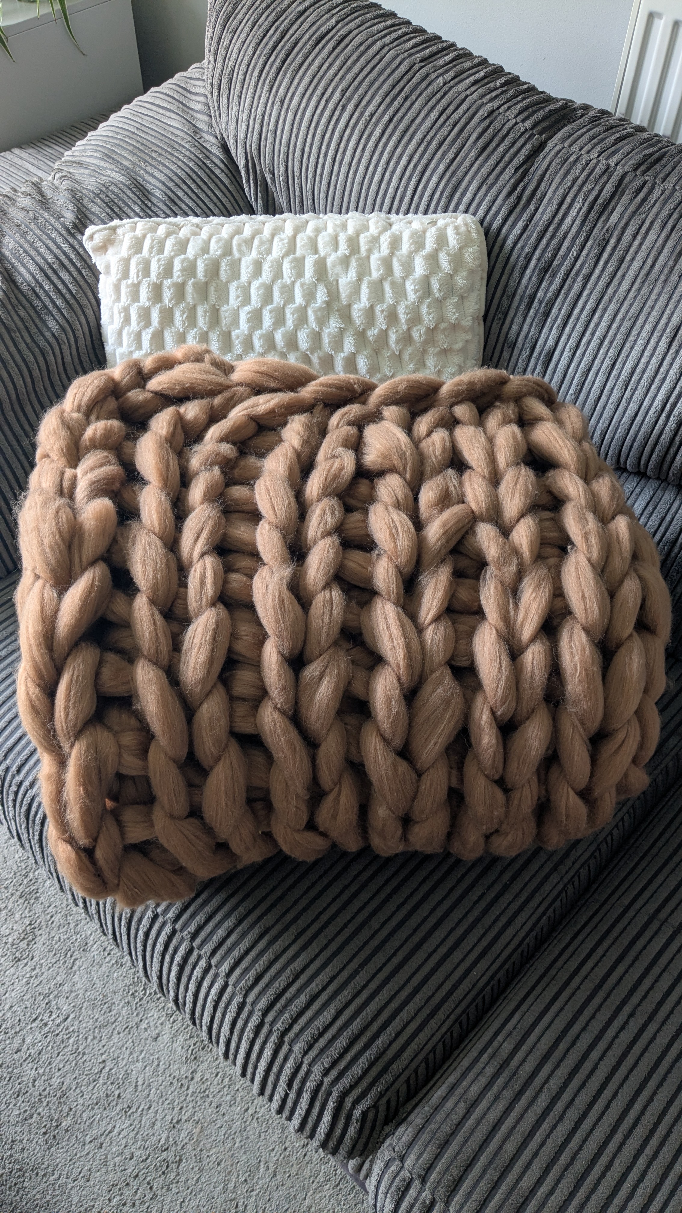 Chunky Wool Blanket 