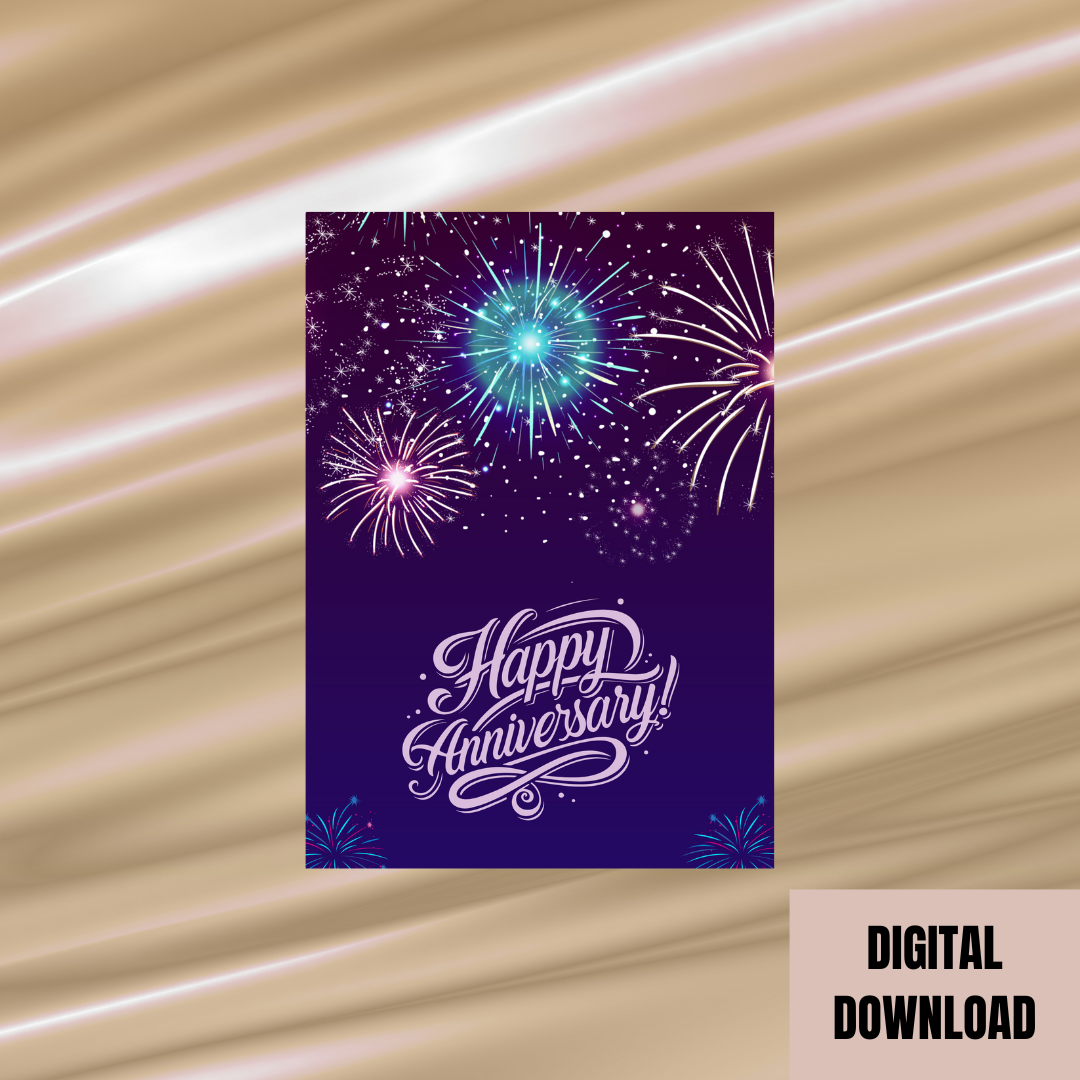 Beautiful Happy Anniversary Card