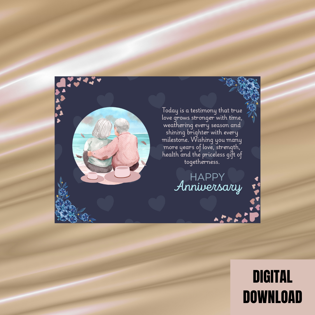 Cute Couple Anniversary card