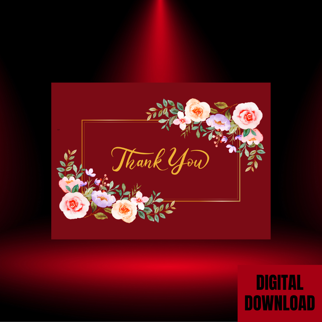 Beautiful Thank You Card