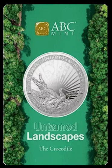 Untamed Landscapes Crocodile Coin