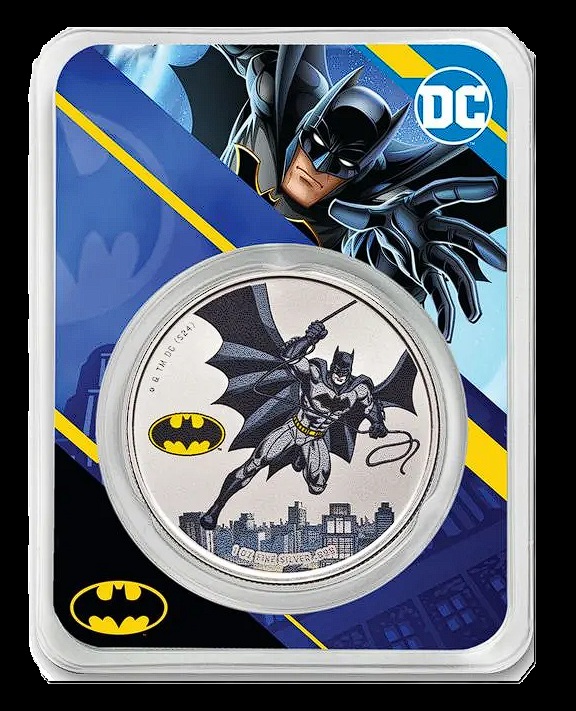 Batman 1oz Silver Coloured Coin
