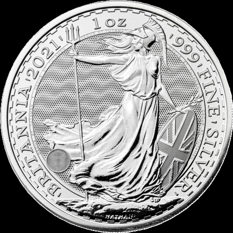1oz .999 Silver Britannia Coin (2013-25)