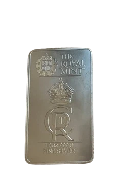 10oz Silver coronation bar