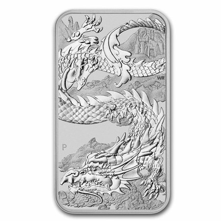 2023 Australia Dragon 1 oz Silver Bar