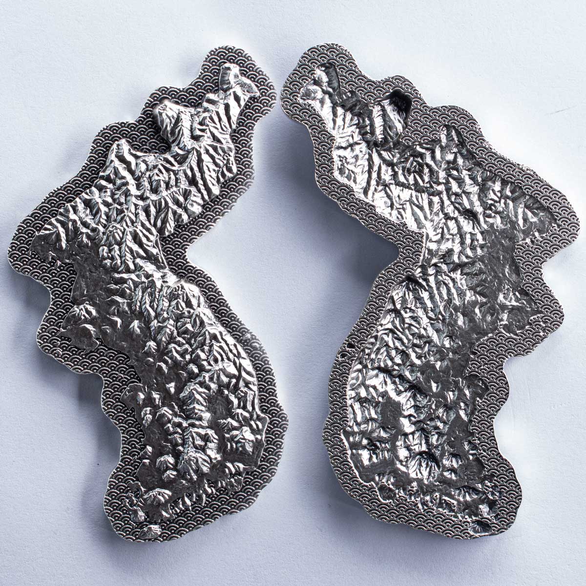 South Korea 2 oz Silver 999 Korean Peninsula Stackable