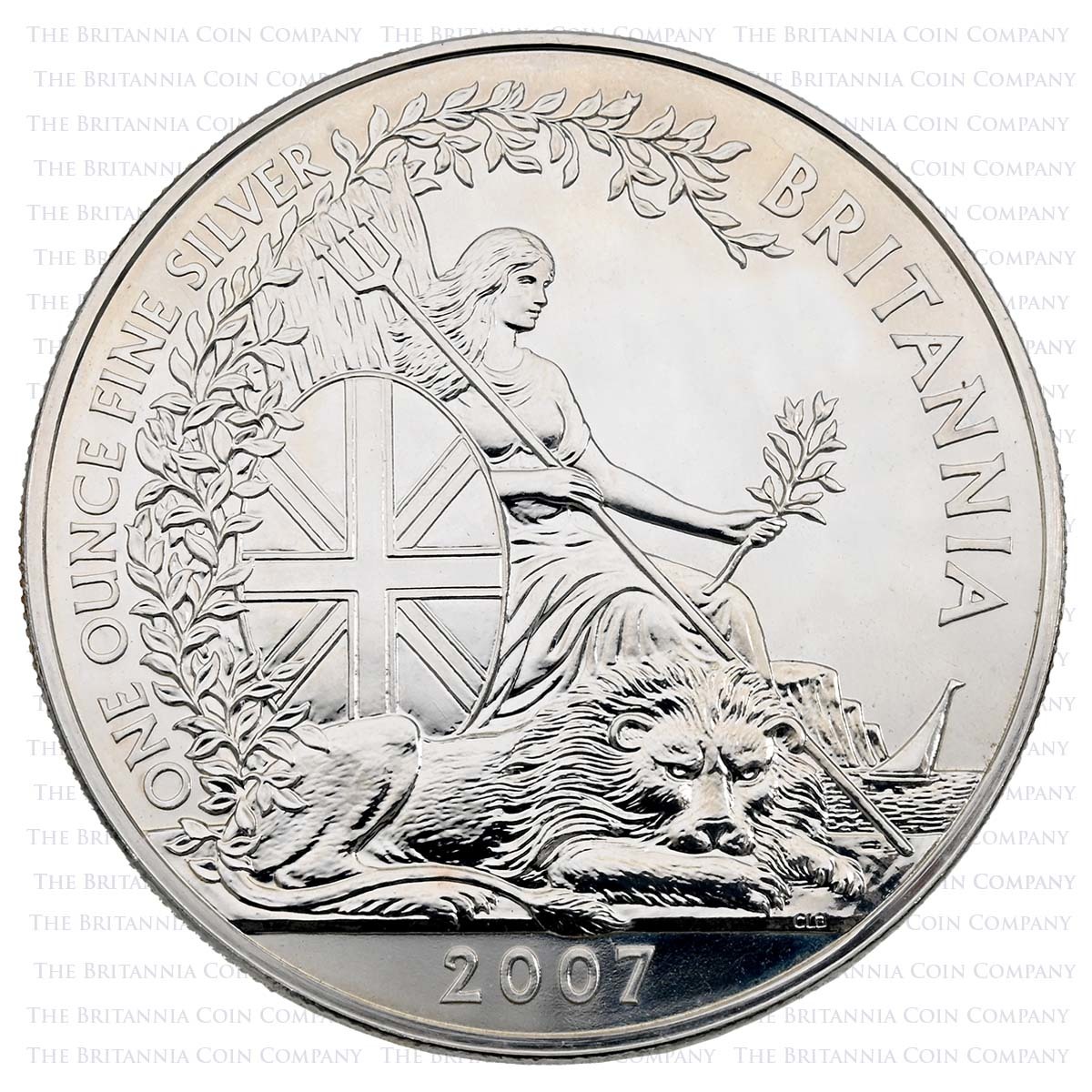 2007 Britannia One Ounce Fine Silver Coin