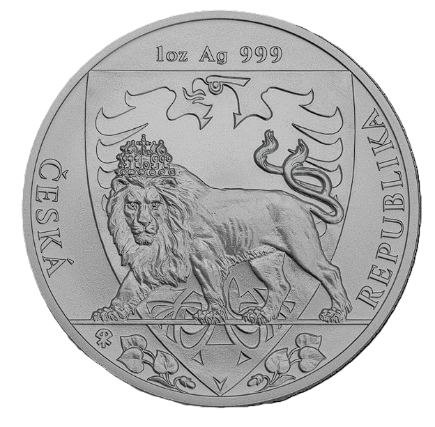 2020 Czech Lion 1oz Silver Coin