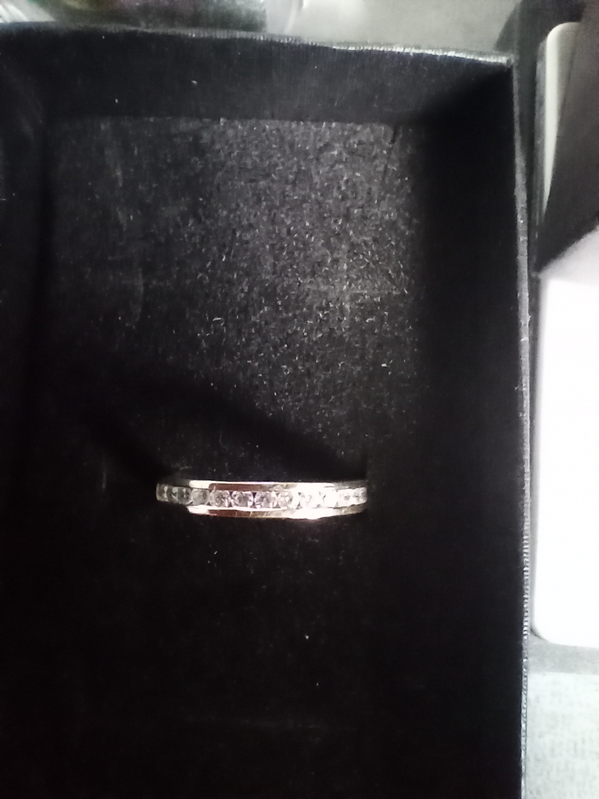 14ct Gold Eternity CZ Ring