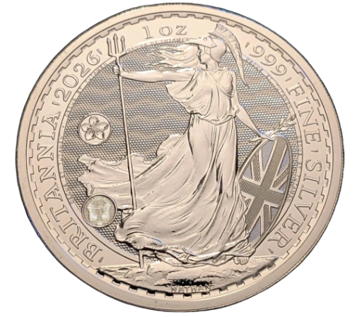 20262026 Sakura Cherry Blossom Privy 1oz Silver Britannia