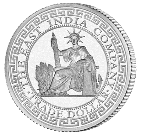 1 POUND 2020 ST. HELENA 1 OZ AG FRENCH TRADE DOLLAR SILVER
