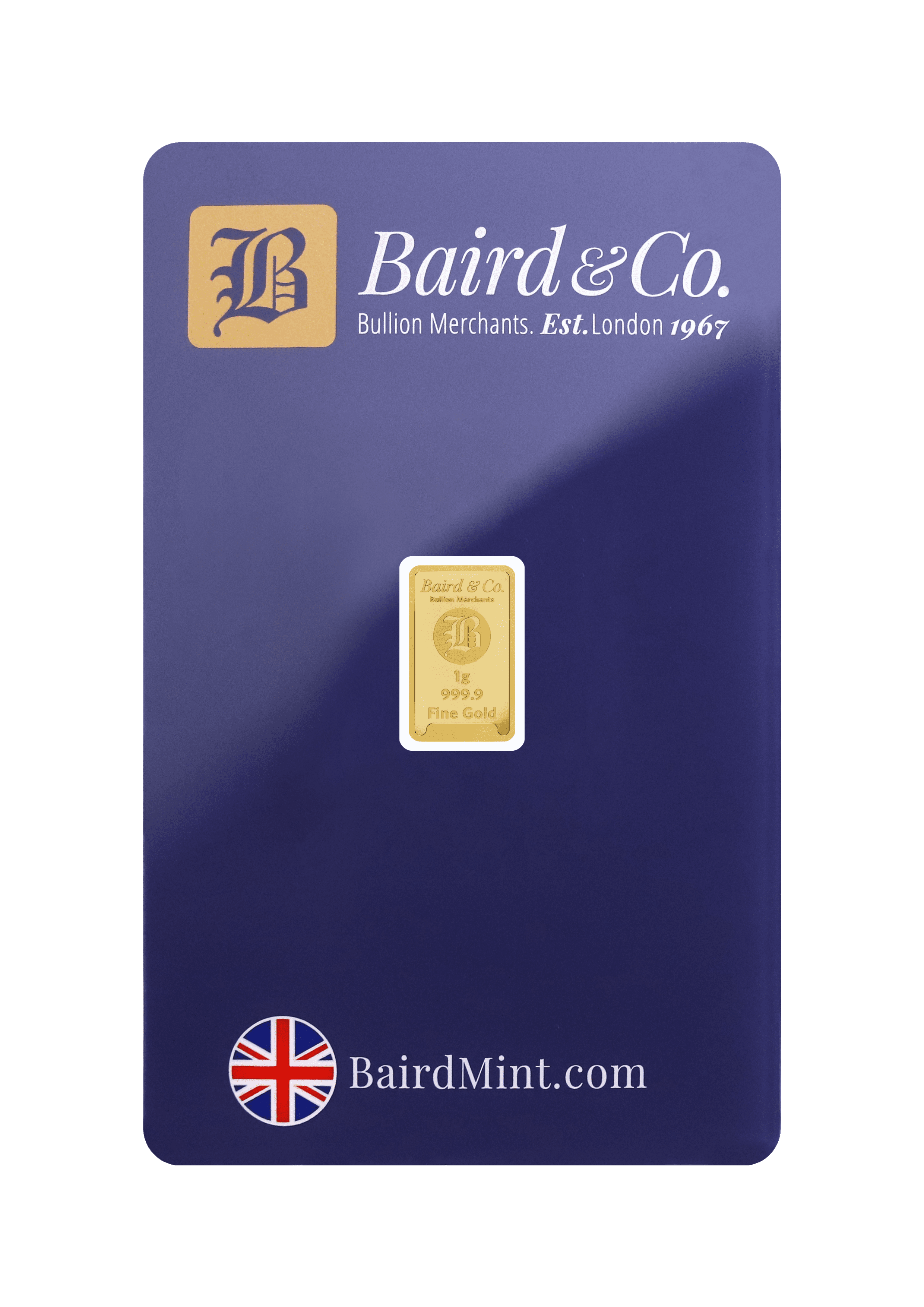Baird & Co. 1 Gram Gold Bar