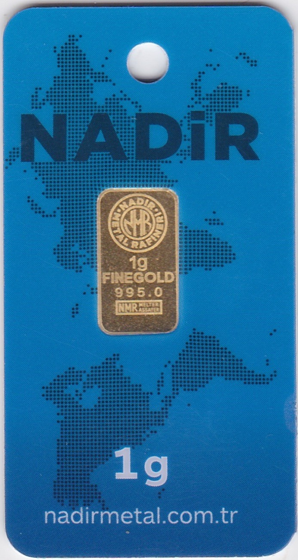 1g Nadir Fine Gold Bar