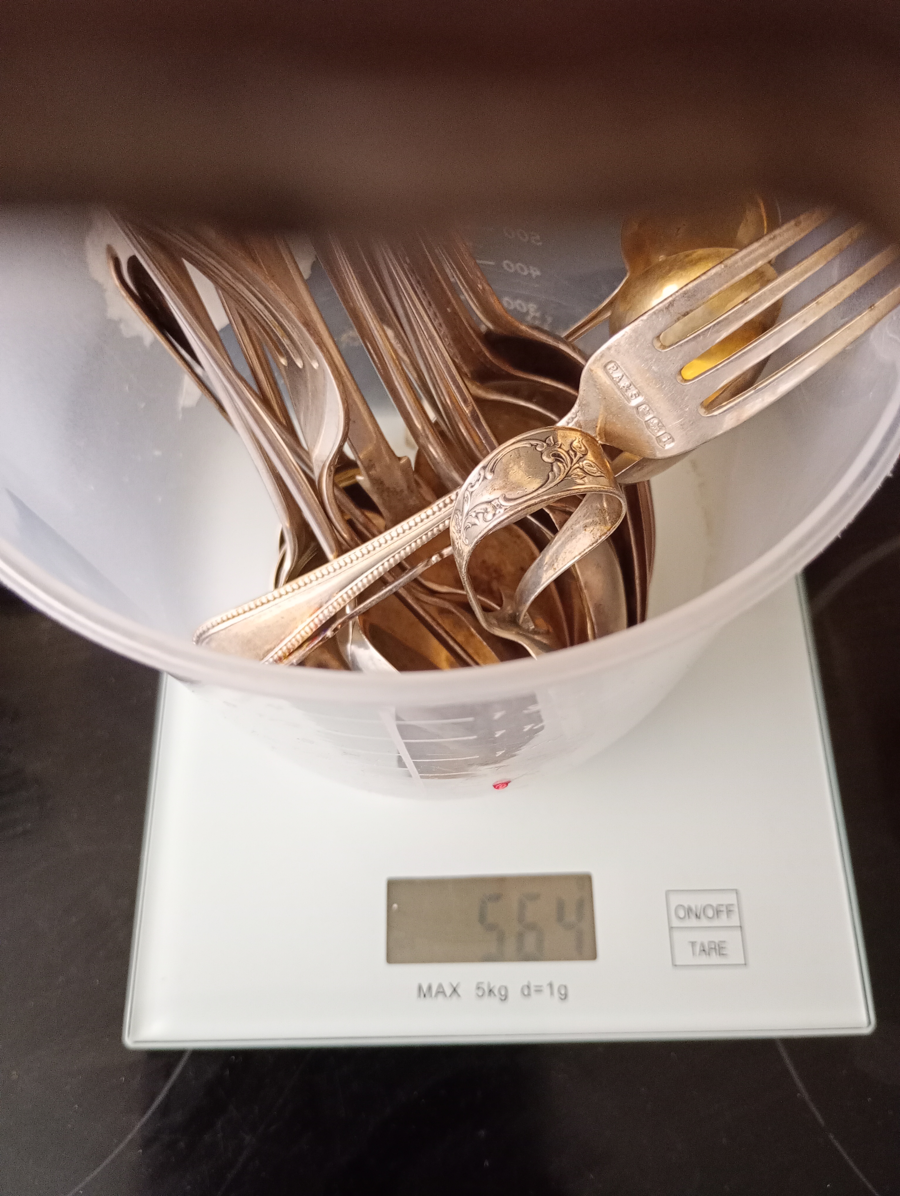 5oz of pure silver in Scrap Silver (925/500)