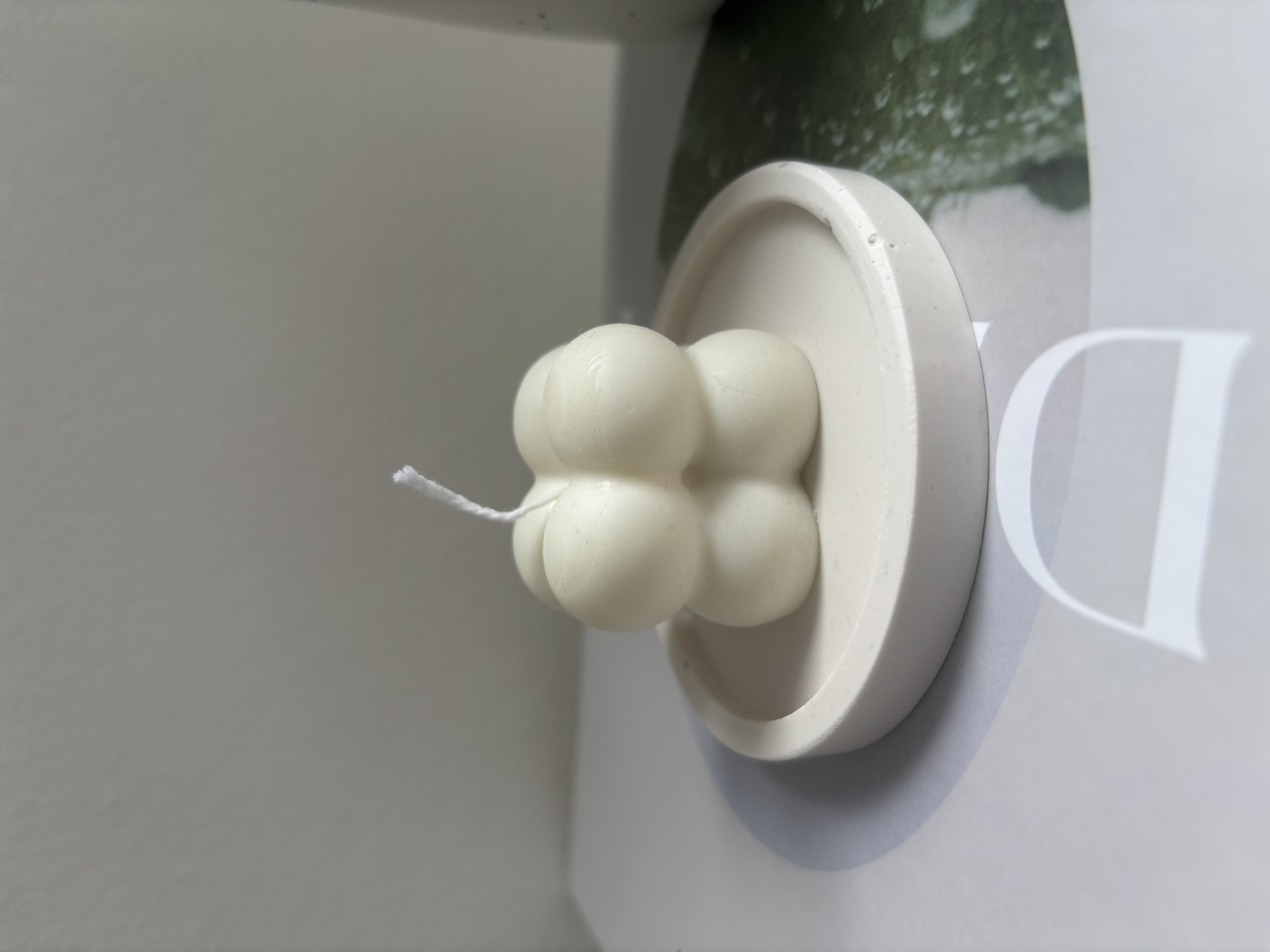 Bougie mini cube boule