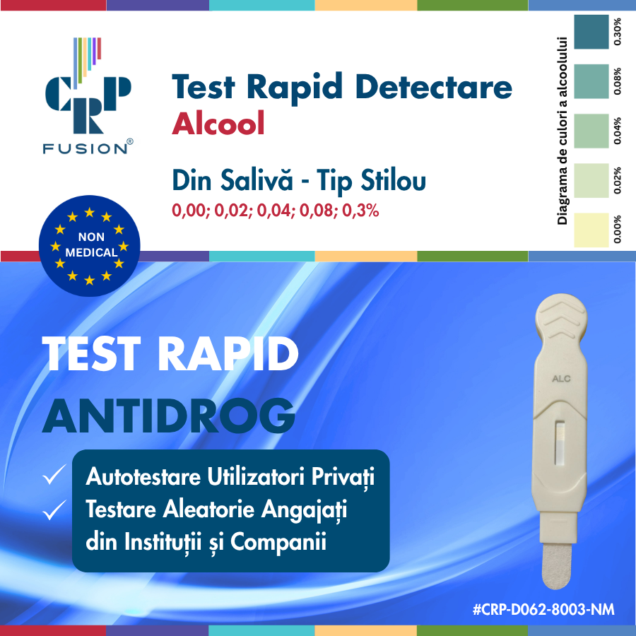 Test Rapid Alcool - ALC -  Salivă - Stilou - Fit2Drive - Cutie