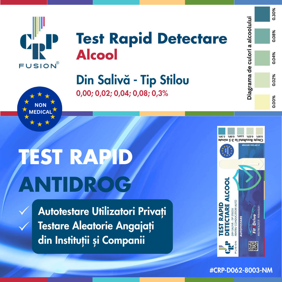 Test Rapid Alcool - ALC - Salivă - Stilou - Fit2Drive - Fără cutie
