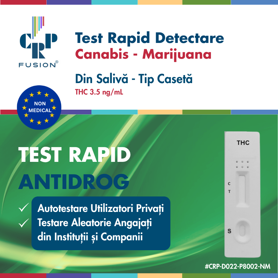Test Rapid Canabis - Salivă - Casetă - THC  3,5  ng/ml