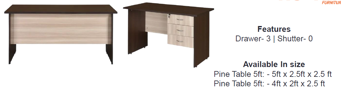 Pine Office Table