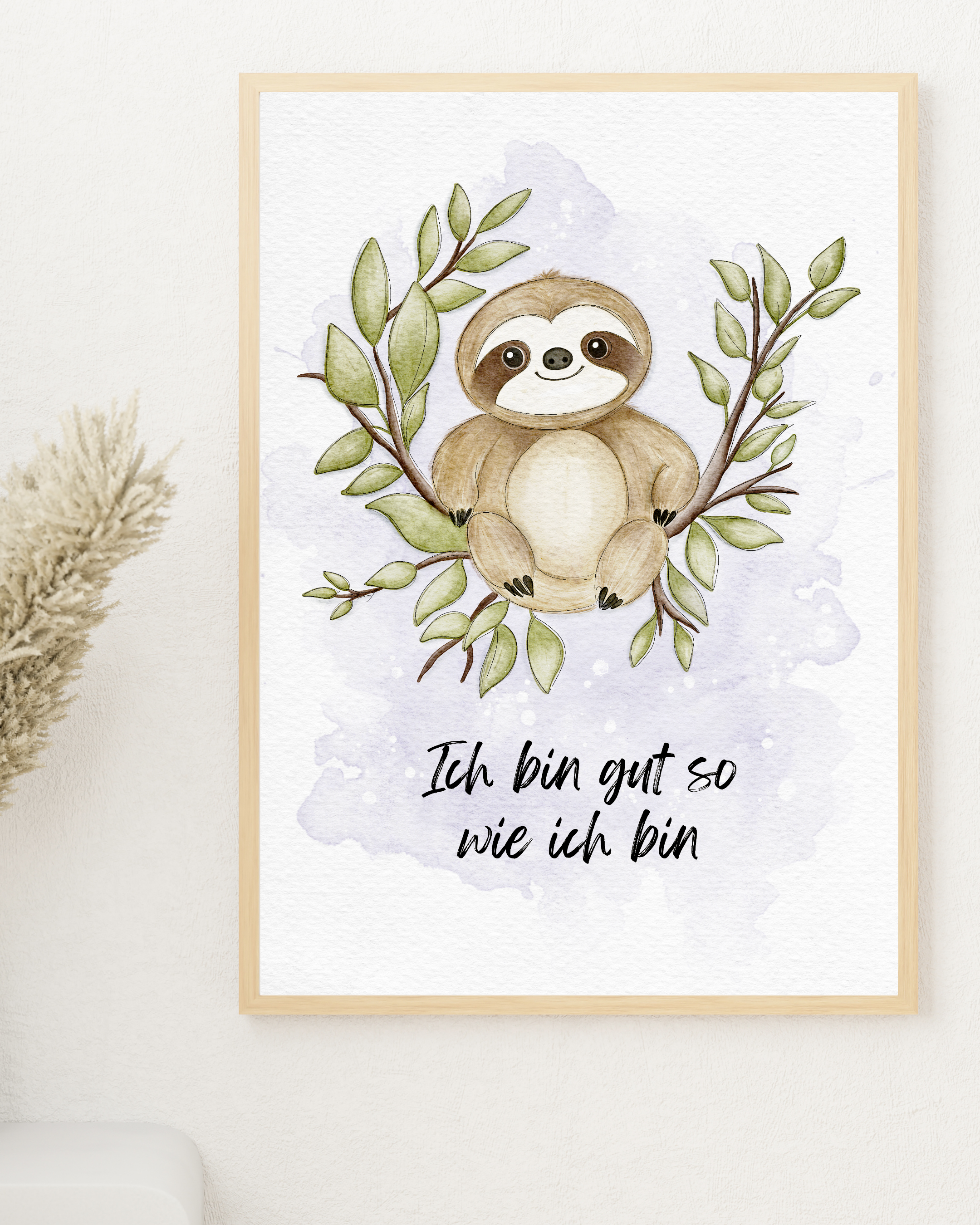 Kinderprint "Faultier"