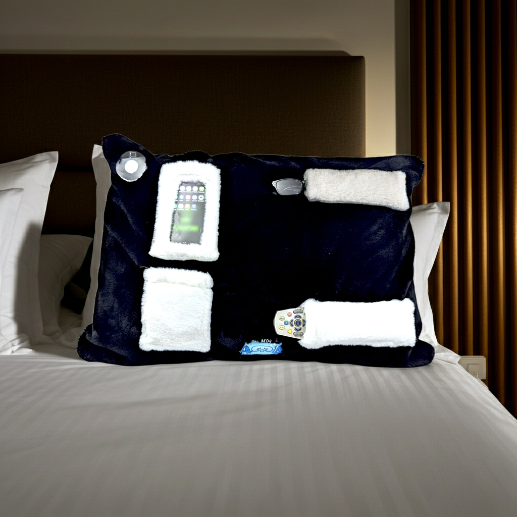 ALLBEDS PLUSH DESIGNER POCKET PILLOWCASE