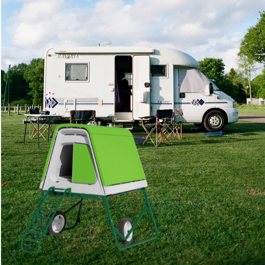 Poulailler mobile OMLET "Go Up" pour 3 grandes poules sans grilles