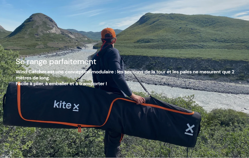 Éolienne Nomade Wind Catcher KITE X