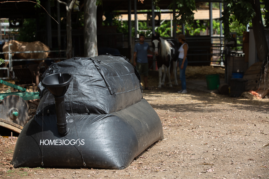 Système Production de Bio Gaz Nomade 4 mètres cube HOMEBIOGAS
