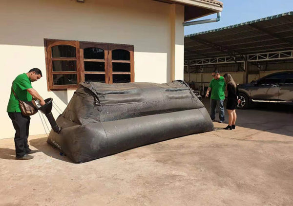 Système Production de Bio Gaz Nomade 7 mètres cube HOMEBIOGAS