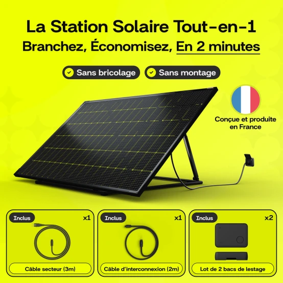 Panneau Photovoltaïque Bifaciale 450W PLAY 2 SUNOLOGY