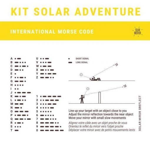 Materiel de survie solaire Adventure Kit